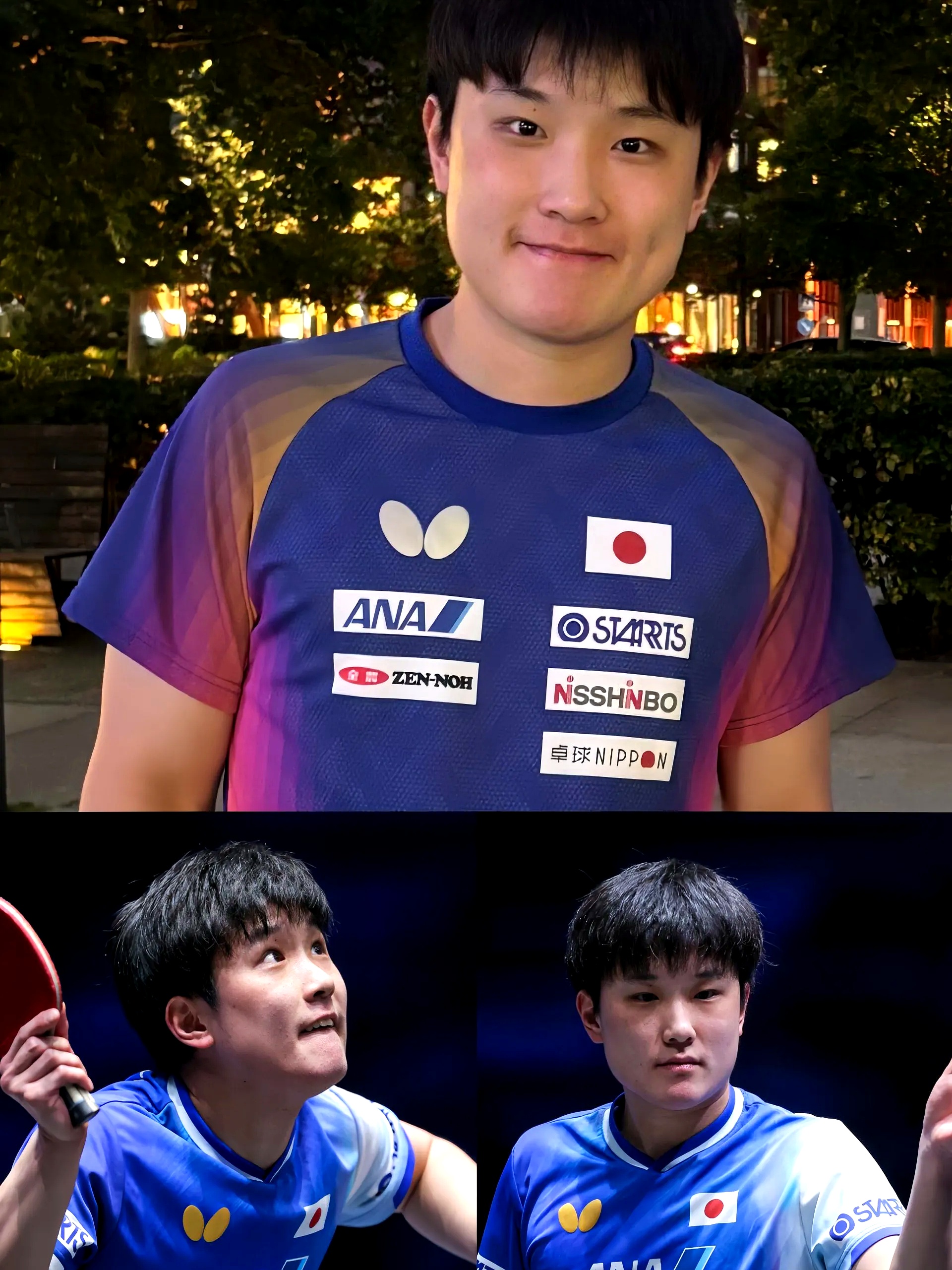 包含中国乒乓球队完胜德国乒乓球队，张本智和爆发神勇的词条